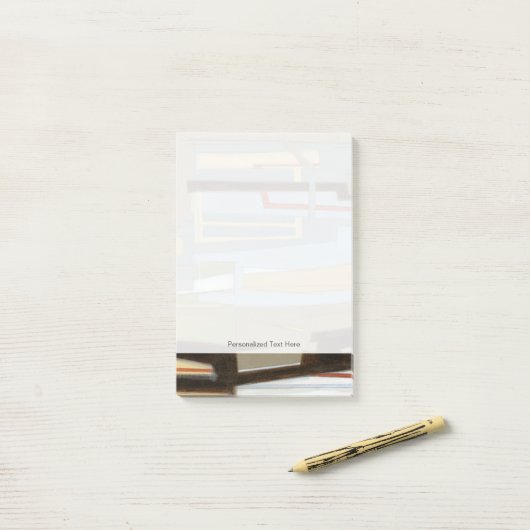 Post-it® Peinture de la liberté d'expression moderne par No (Sur un bureau)