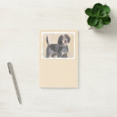 Post-it® Peinture de linge bluetick - mignon chien original (Bureau)