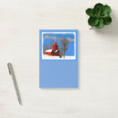 Post-it® Peinture de phare rouge - Art original (Bureau)