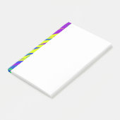 Post-it® Peinture de Spray Mardi Gras Bleu (Incliné)