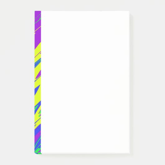 Post-it® Peinture de Spray Mardi Gras Bleu (Devant)