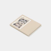 Post-it® Peinture de Yorkshire Terrier - art original (Incliné)