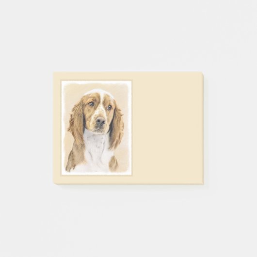 Post-it® Peinture d'espagnol Welsh Springer - Art original (Devant)