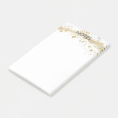 Post-it® Peinture d'or minimaliste (Incliné)