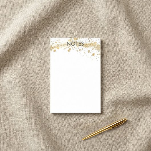 Post-it® Peinture d'or minimaliste