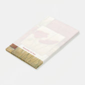 Post-it® Peinture florale avec traits de pinceau visibles (Incliné)