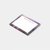 Post-it® Peinture impressionniste fleur sauvage personnalis (Incliné)