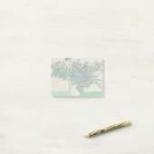 Post-it® Peinture impressionniste Vase d'Iris de Van Gogh (Sur un bureau)