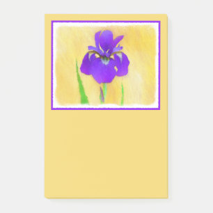 Post-it® Peinture Iris à pois pourpre - Chien original mign
