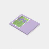 Post-it® Peinture Iris Violet - Art Fleur Originale (Incliné)