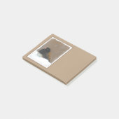 Post-it® Peinture Junco foncée - Art original pour oiseaux (Incliné)