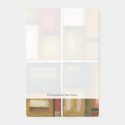 Post-it® Peinture lambrissée par quatre par Jennifer (Devant)