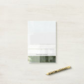 Post-it® Peinture moderne avec lettres assorties (Sur un bureau)