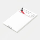 Post-it® Peinture Peintre Service Société Pinceau Rouge (Incliné)