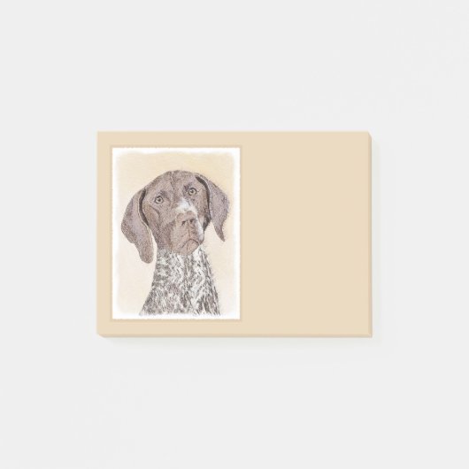 Post-it® Peinture pointeur germanique - Art original (Devant)