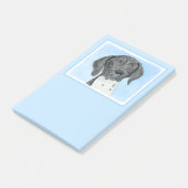 Post-it® Peinture pointeur germanique - Art original (Incliné)