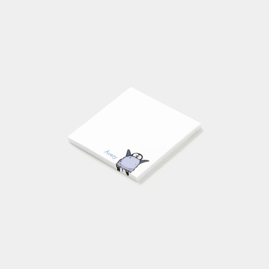 Post-it® Penguin Chick Happy Post-It Notes (Incliné)
