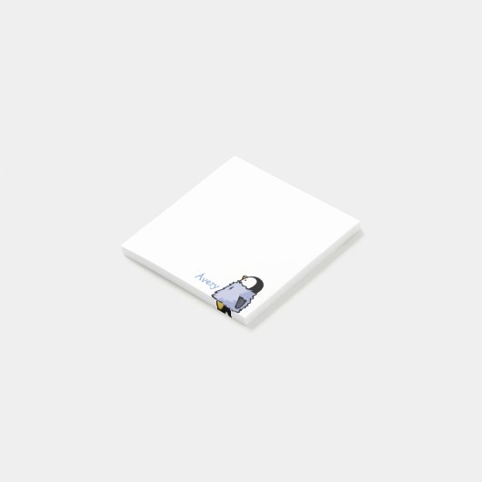 Post-it® Penguin Chick look Post-It Notes (Incliné)