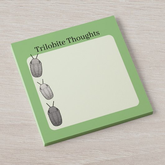 Post-it® Pensées de Trilobite - Fossile Préhistorique