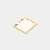 Post-it® Pensées de Trilobite - Fossile Préhistorique (Incliné)
