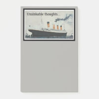 Pensées insubmersibles de post-it TITANIQUE…