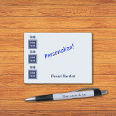 Post-it® Pensez à l'extérieur de la boîte smart blue