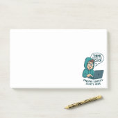Post-it® Pensez avant de cliquer - Sensibilisation à la séc (Sur un bureau)