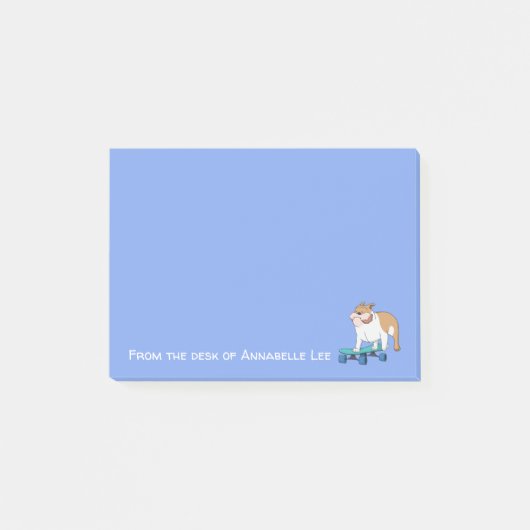 Post-it® Pensionnaire anglais de bouledogue (Devant)