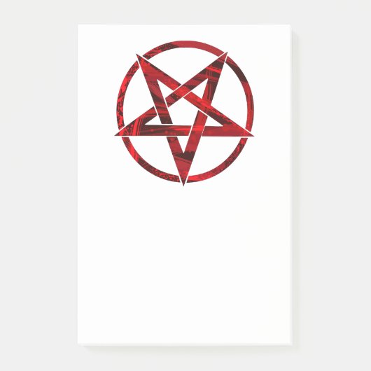 Post-it® Pentagram Red Devil (Devant)