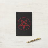 Post-it® Pentagram Red Devil (Sur un bureau)