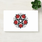 Post-it® Pentagramme aux roses rouges (Bureau)