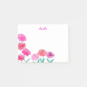 Post-it® Peonies aquarelles personnalisées (Devant)