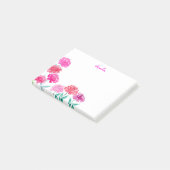 Post-it® Peonies aquarelles personnalisées (Incliné)