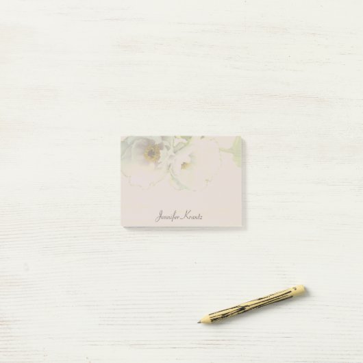 Post-it® Peony Mariage Mauve (Sur un bureau)