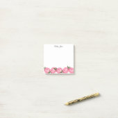 Post-it® Peony rose Post-it-Notes (Sur un bureau)