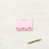 Post-it® Peony rose Post-it-Notes (Sur un bureau)