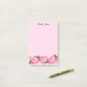 Post-it® Peony rose Post-it-Notes (Sur un bureau)