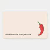 Post-it® Pepper Monogramme de Chili Pepper (Devant)