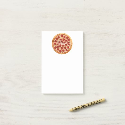 Post-it® Pepperoni Pizza Thunder_Cove (Sur un bureau)