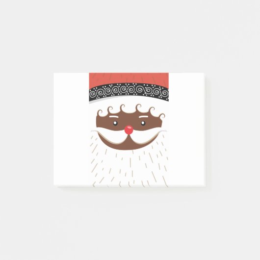 Post-it® père Noël afro-américain (Devant)