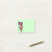 Post-it® Père Noël Avec Ensigne De Phoenix (Sur un bureau)