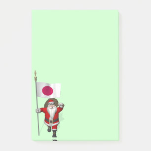 Post-it® Père Noël avec l'enseigne du Japon