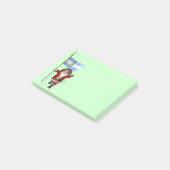 Post-it® Père Noël Avec L'Ensigne D'Argentine (Incliné)