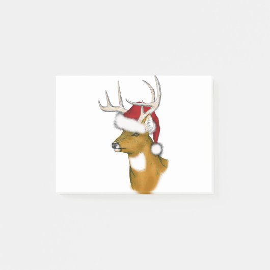 Post-it® père Noël cerf (Devant)