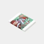 Post-it® Père Noël et Elfes de Noël (Incliné)