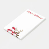 Post-it® Père Noël et renne (Incliné)