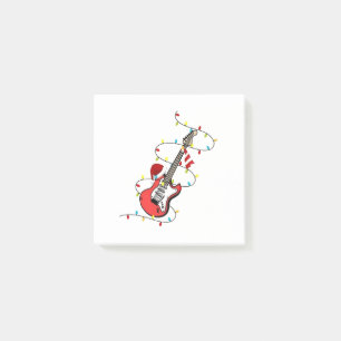 Post-it® Père Noël guitare électrique musique Noël amateur