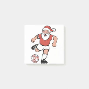 Post-it® Père Noël jouant au football Noël Joueur Sport
