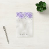 Post-it® Perle violet étincelle d'argent (Bureau)