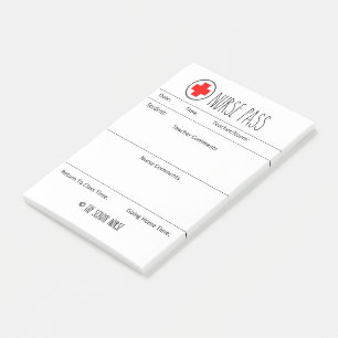 Post-it® Permis d'infirmière pour tout enseignant ou infir